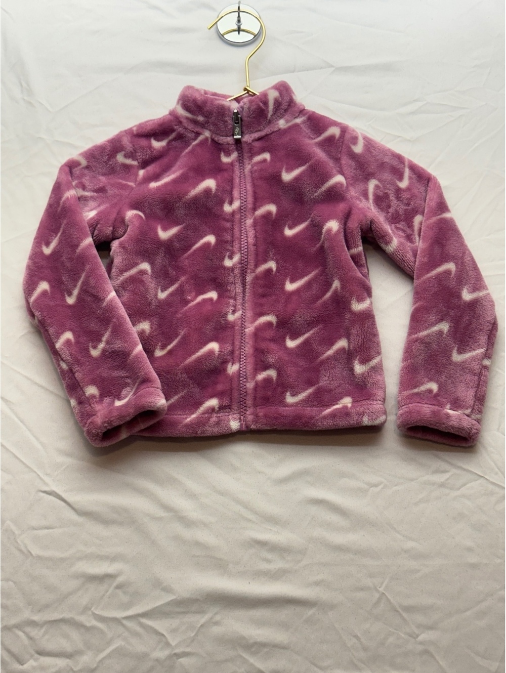 Girls Nike Swoosh Plush Fleece Full-Zip Jacket 3t